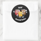 かわいいレトロの本読 – 禁制本 ラウンドシール (バッグ)