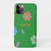 かわいいレトロの花 Case-Mate iPhoneケース (裏)
