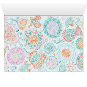 かわいいレトロの鳥と花のテーブル番号 (内部横(下))