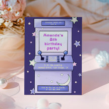 かわいいレトロアーケードゲーム子供の誕生日