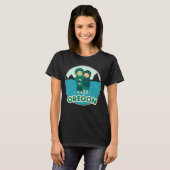 かわいいレトロオレゴン Tシャツ (正面フル)