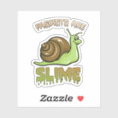 かわいいレトロカタツムリ – ファシストはスライム シール (シート)