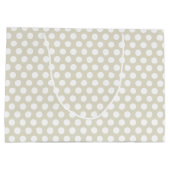 かわいいレトロガールカクテル抱き枕 ラージペーパーバッグ (裏面)