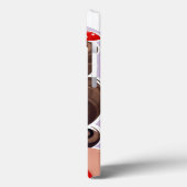 かわいいレトロガールフォンケース Case-Mate iPhoneケース (裏面 / 左)