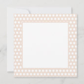 かわいいレトロガールブロンドフラットハローカード (裏面)