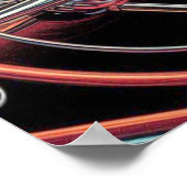 かわいいレトロガール ポスター (角)