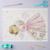 かわいいレトロクリスマスエンジェルデクページ 薄葉紙 (クラフト)