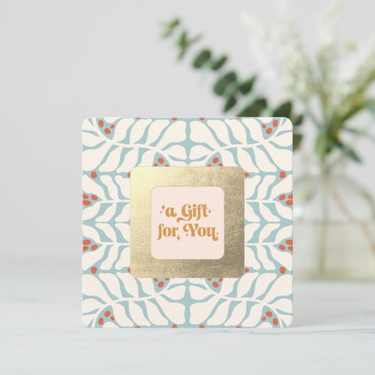 かわいいレトロクリスマスギフト券 (スタンド正面)