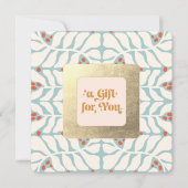 かわいいレトロクリスマスギフト券 (正面)