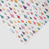 かわいいレトロクリスマスツリーズティッシュペーパー 薄葉紙 (詳細)