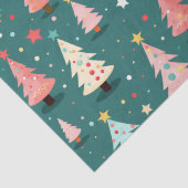 かわいいレトロクリスマスツリー 薄葉紙 (詳細)