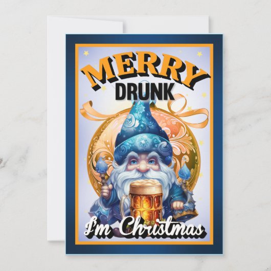 かわいいレトロクリスマス サンキューカード (正面)