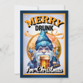 かわいいレトロクリスマス サンキューカード