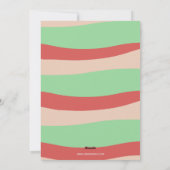 かわいいレトログルービークリスマスツリーカー引っ越しました シーズンカード (裏面)