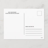 かわいいレトログルービークリスマスツリーカー引っ越しました シーズンポストカード (裏面)