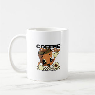 かわいいレトロコーヒーカップキャラクター – コーヒーショップ コーヒーマグカップ