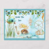 かわいいレトロザシーコラージュ ポストカード (正面)