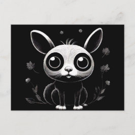 かわいいレトロスタイル漫画動物はがき ポストカード