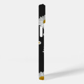 かわいいレトロデイジーフラワーネームブラック Case-Mate iPhoneケース (裏面 / 右)