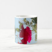 かわいいレトロハクナマタタギフトブルーレッドグリーンスカイ コーヒーマグカップ (中央)