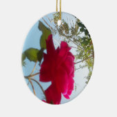 かわいいレトロハクナマタタギフトブルーレッドグリーンスカイ セラミックオーナメント (右)