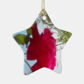 かわいいレトロハクナマタタギフトブルーレッドグリーンスカイ セラミックオーナメント (右)