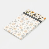 かわいいレトロハロウィン柄 ポストイット (アングル)