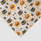 かわいいレトロハロウィーンパターン 薄葉紙 (詳細)