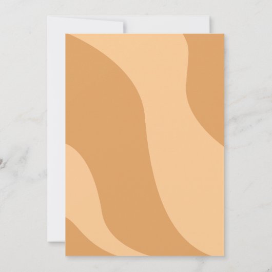 かわいいレトロハロウィーンリトルブベビーシャワー 招待状 (裏面)