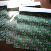 かわいいレトロバレンタインデーハートバレンタイン ラッピングペーパーシート