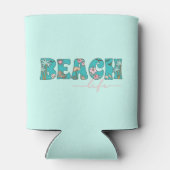 かわいいレトロビーチライフ 缶クーラー (裏面)