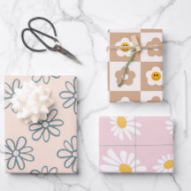 かわいいレトロピンクのデイジー