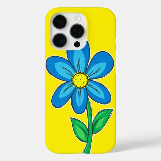 かわいいレトロフラワーイラストレーションスケッチ Case-Mate iPhoneケース (裏面)