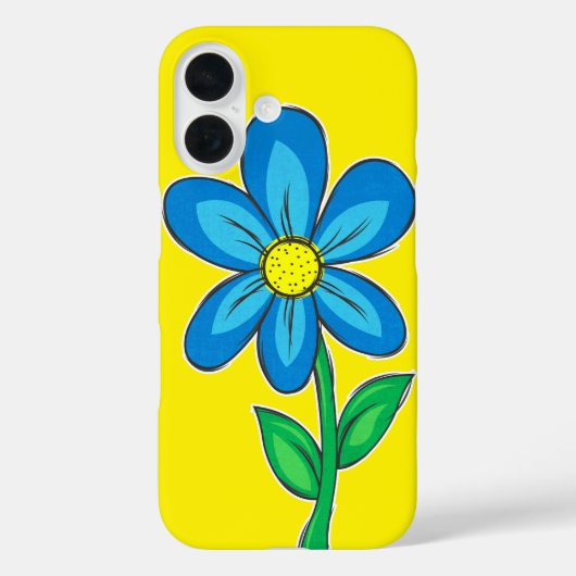 かわいいレトロフラワーイラスト Case-Mate iPhoneケース (裏面)