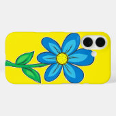 かわいいレトロフラワーイラスト Case-Mate iPhoneケース (裏面 (横))