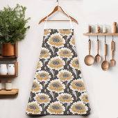 かわいいレトロフローラウィメンズ エプロン