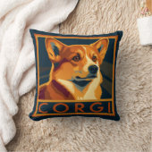 かわいいレトロペンブロークウェルシュコーギー クッション (ブランケット)