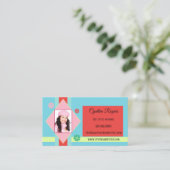 かわいいレトロホビーフォトブロガーの名刺 名刺 (スタンド正面)