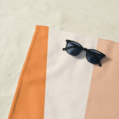 かわいいレトロボホサンシャイン ビーチタオル (インサイチュ)