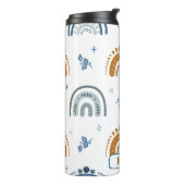 かわいいレトロボホシアルパタパーソナライズされたーン タンブラー (回転左)