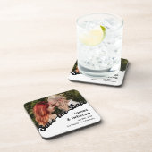 かわいいレトロボホミニマル予測できな文字&写真 コースター (右側)