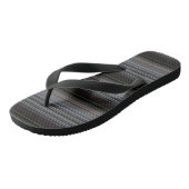 かわいいレトロモダンストライプ ビーチサンダル (アングル)