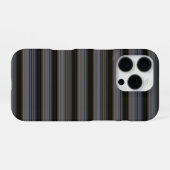 かわいいレトロモダンストライプ iPhoneケース (裏面横)