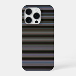 かわいいレトロモダンストライプ iPhone 16 PROケース