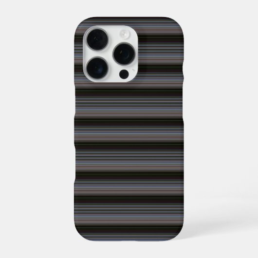 かわいいレトロモダンストライプ iPhoneケース (裏面)