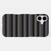 かわいいレトロモダンストライプ iPhoneケース (裏面横)