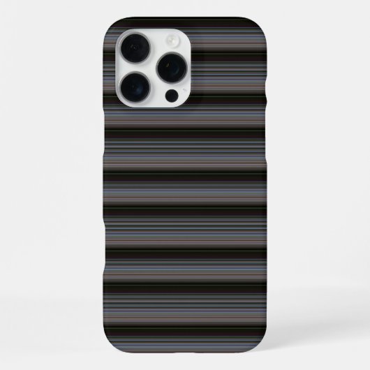 かわいいレトロモダンストライプ iPhoneケース (裏面)