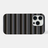 かわいいレトロモダンストライプ iPhoneケース (裏面横)