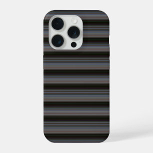 かわいいレトロモダンストライプ iPhone 15 PROケース