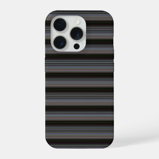 かわいいレトロモダンストライプ iPhoneケース (裏面)